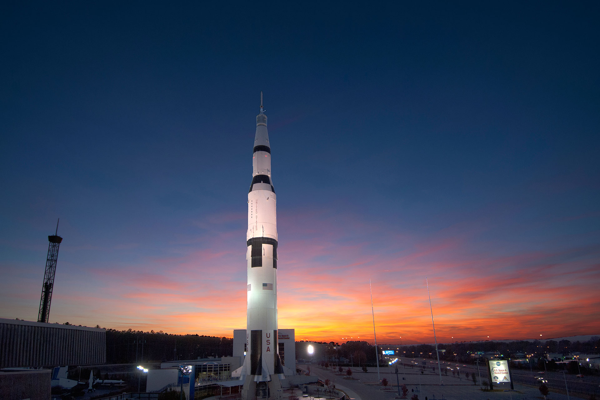 U.S. Space and Rocket Center in Huntsville, Alabama; Courtesy of Huntsville/Madison County Convention & Visitors Bureau 