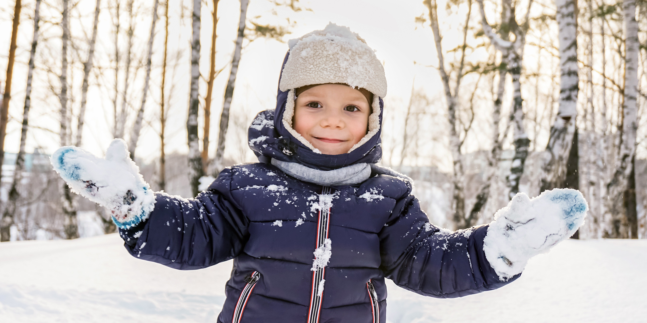 Baby Toddler Mittens Boys Girls Winter Outdoor Gloves Kids Easy-On Fleece Warm Mitterns