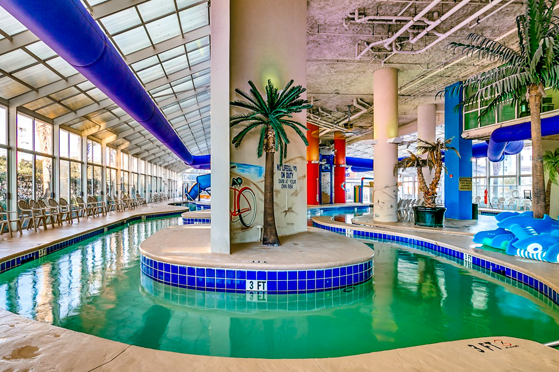 Waterpark inside of Dunes Village Resort; Courtesy of Dunes Village Resort