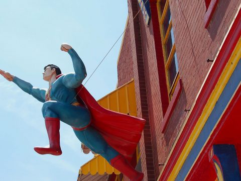 Superman in Metropolis, Illinois; Courtesy of Metropolis Tourism