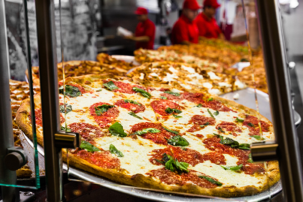 New York pizza is one of the most famous foods in the country.