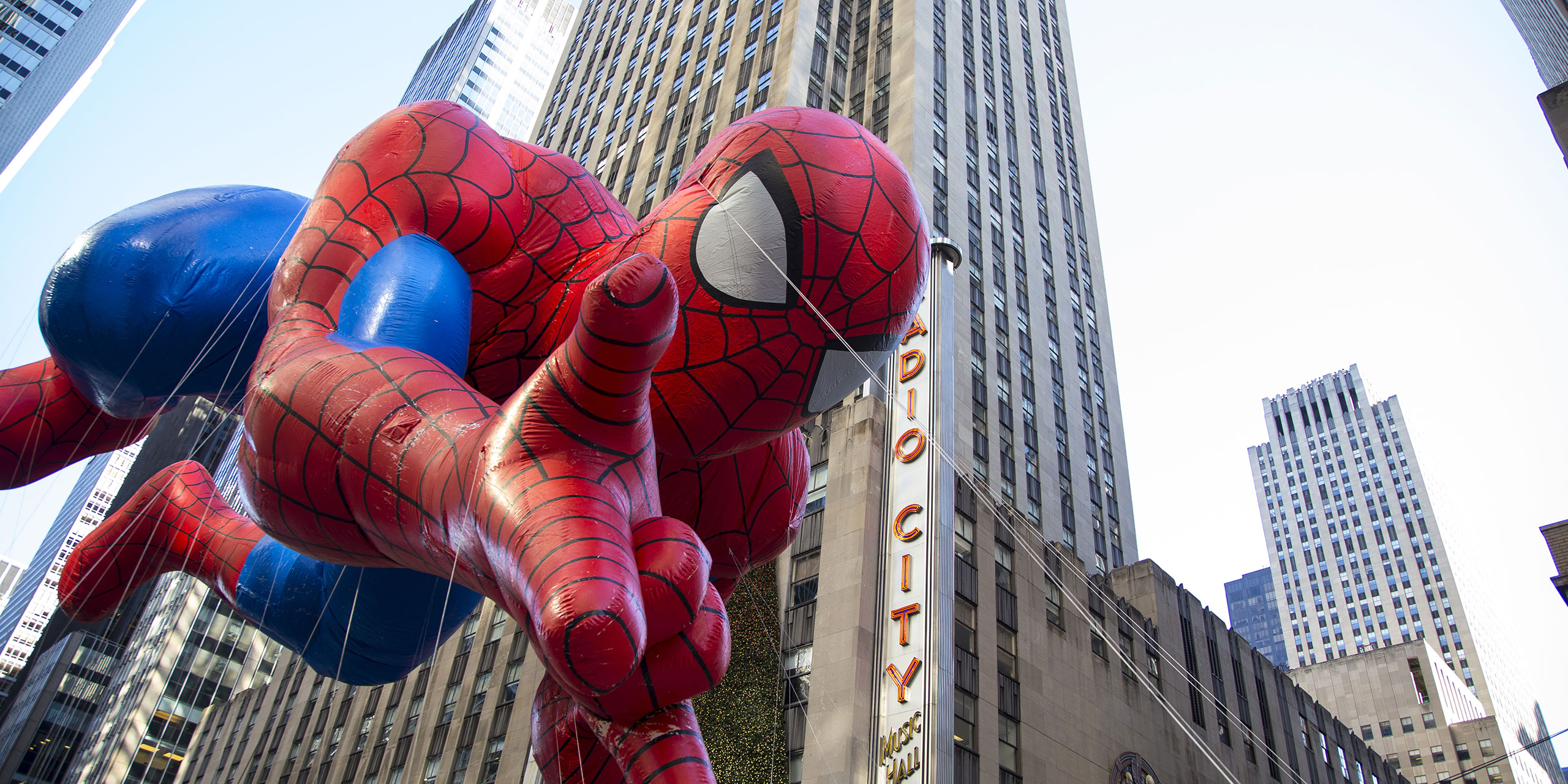 Spiderman at the Macy's Thanksgiving Day Parade; Courtesy of a katz/Shutterstock.com