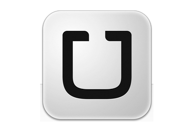 Uber app icon.