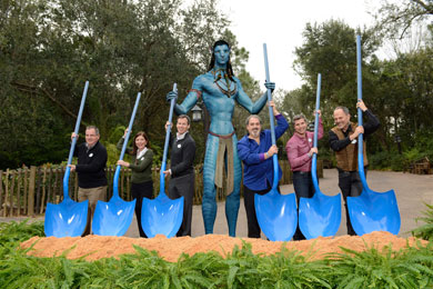 The entrance to the 'Avatar'-inspired land to open in Animal Kingdom.
