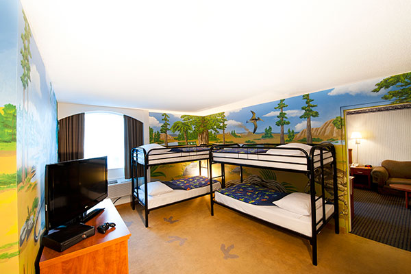 Dino Room at Victoria Inn Hotel; Courtesy of The Victoria Inn Hotel