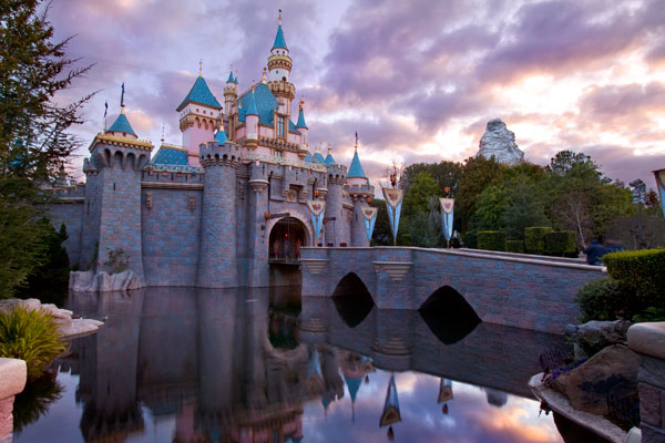 The Sleeping Beauty Castle at Disneyland.