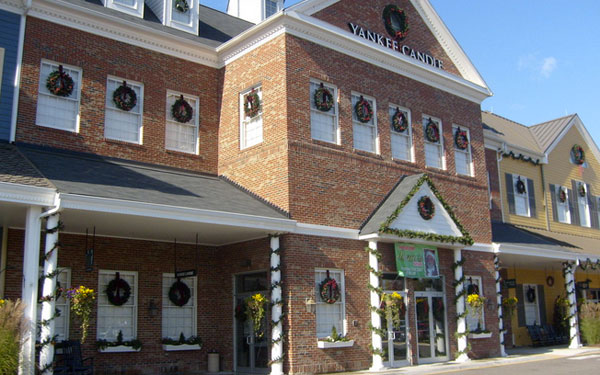 The Yankee Candle Village in Williamsburg, Virginia.