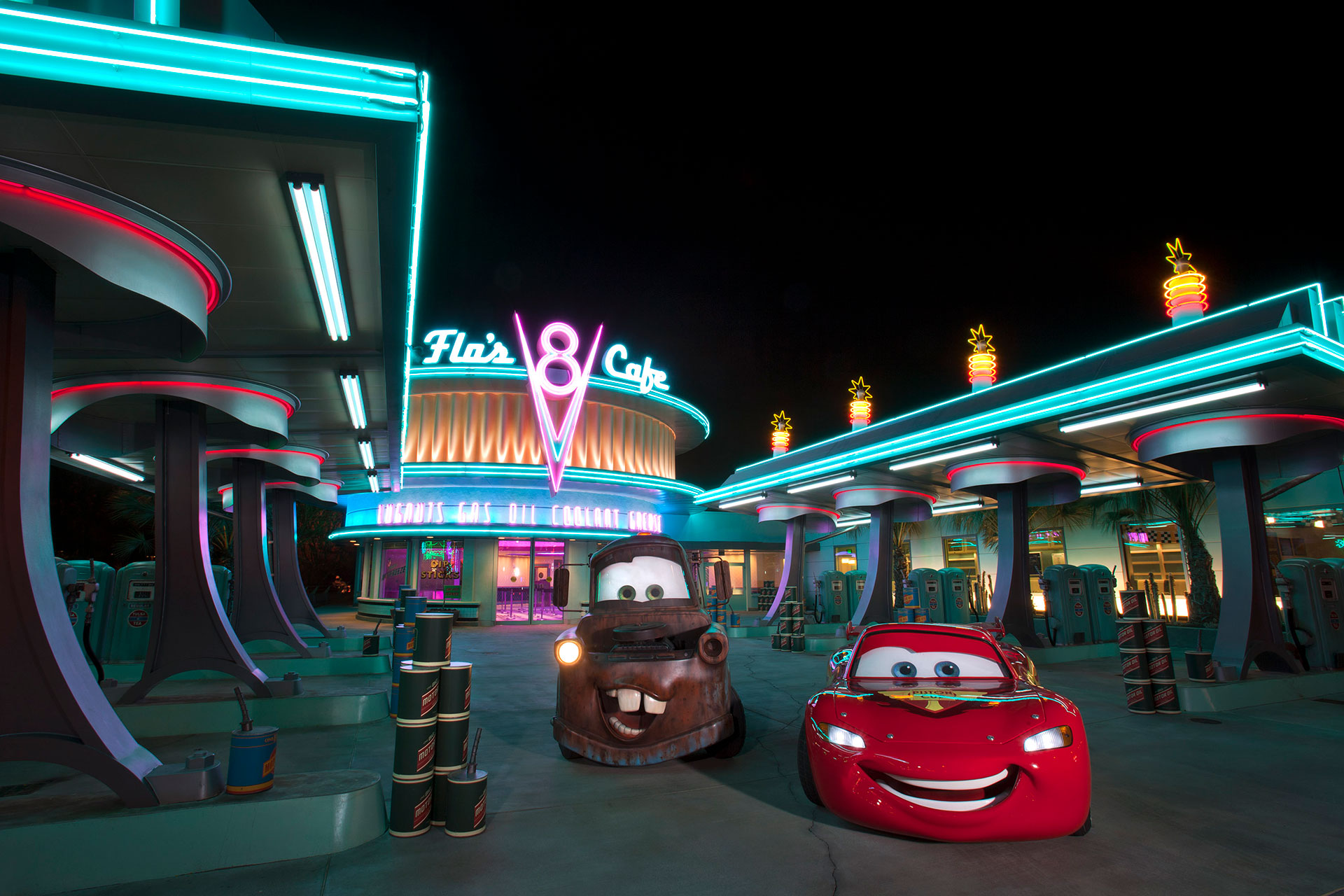 Cars Land at Disneyland; Courtesy of Disney