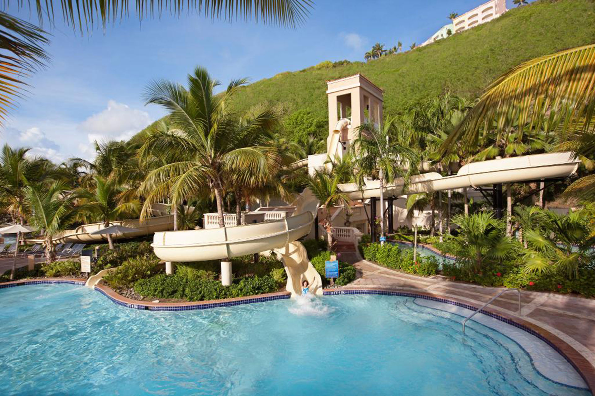 Coqui Water Park at El Conquistador Resort; Courtesy of El Conquistador Resort, A Waldorf Astoria Resort