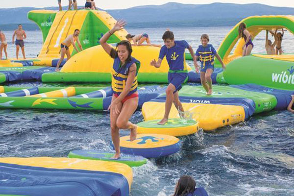 Aqua Obstacle Course at Nashville Shores
