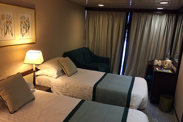 A Balcony Stateroom onboard Adonia.