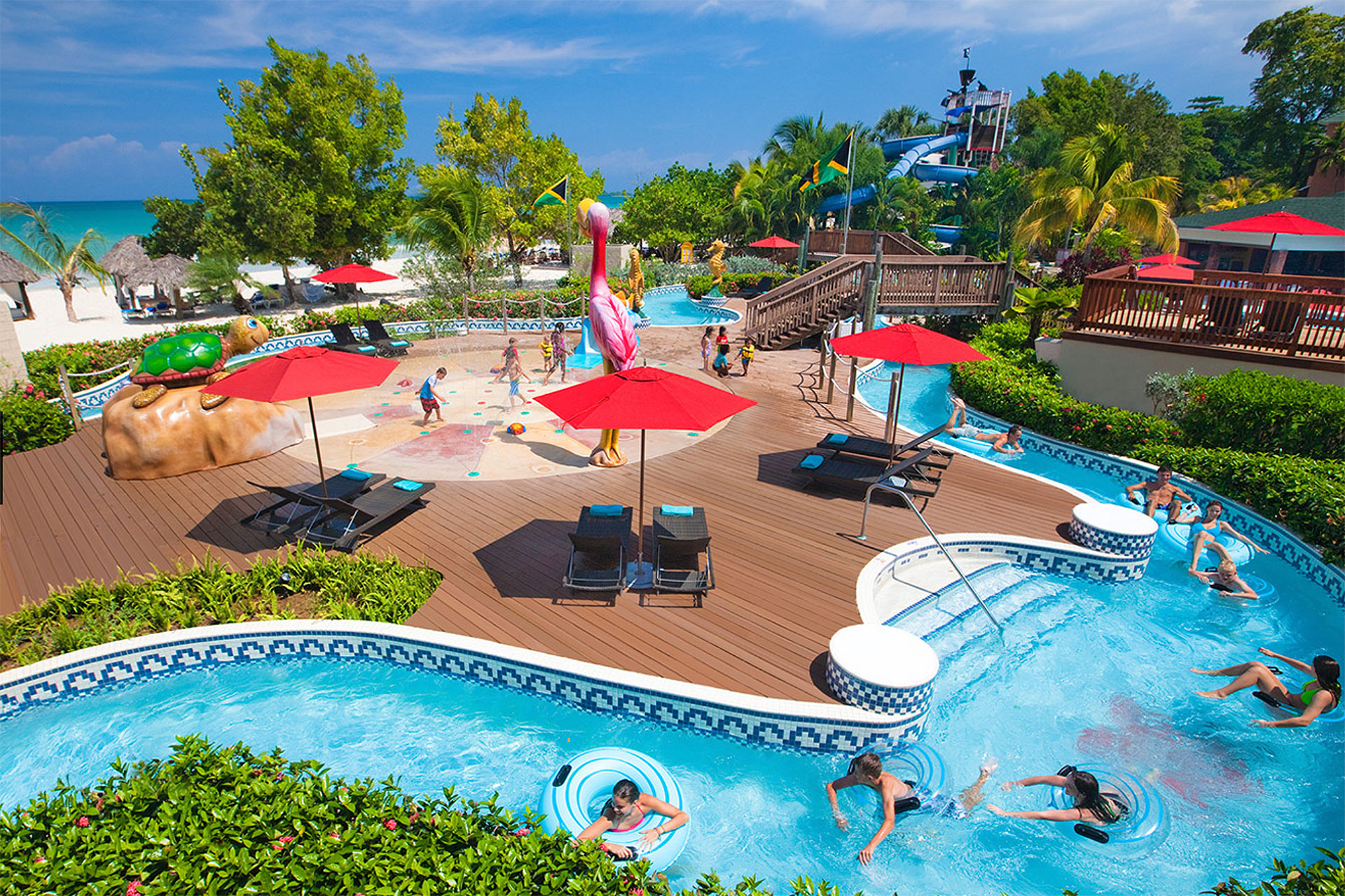 Water Park at Beaches Negril; Courtesy of Beaches Negril