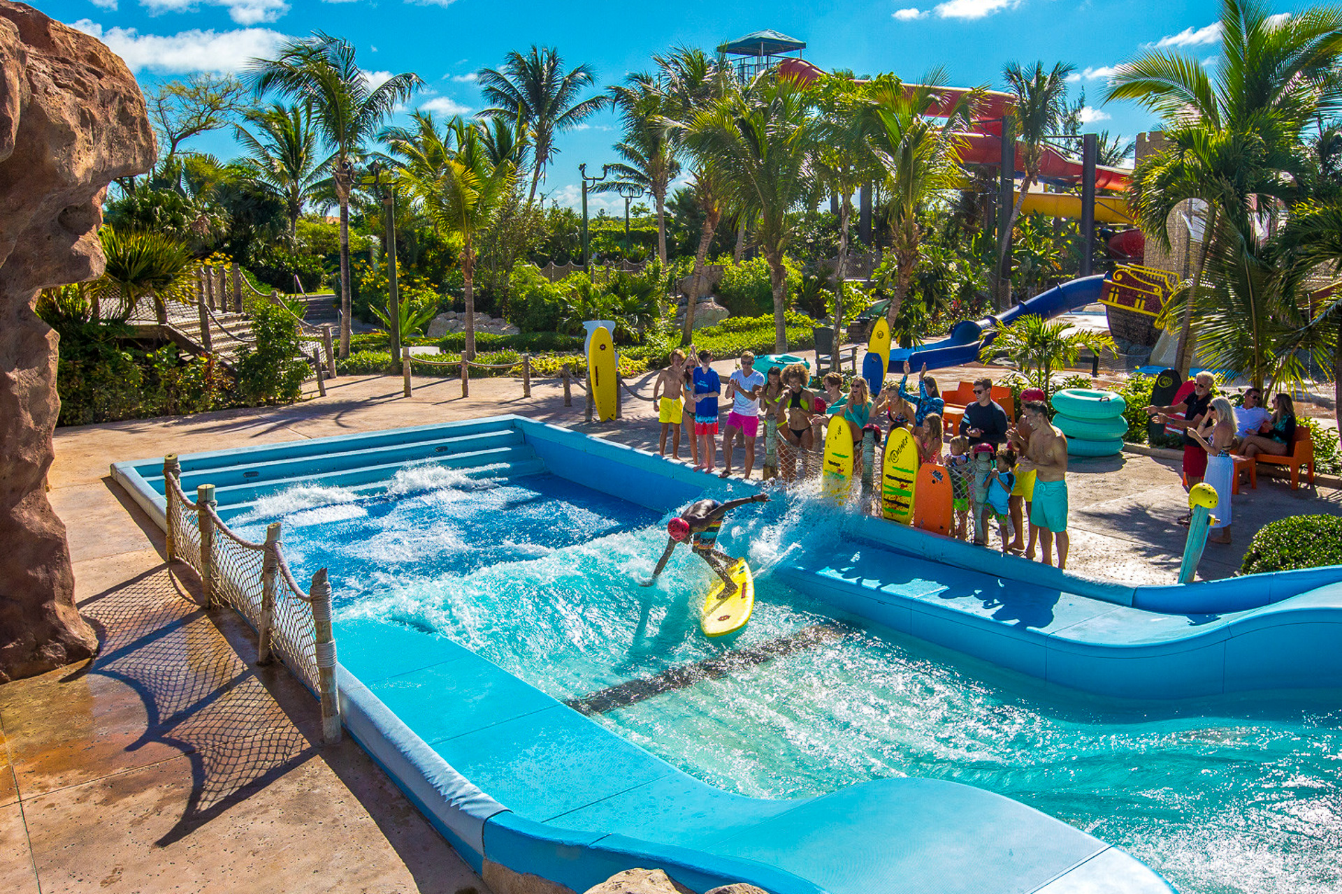 wave pool at Beaches Turks and Caicos; Courtesy of Beaches Turks and Caicos