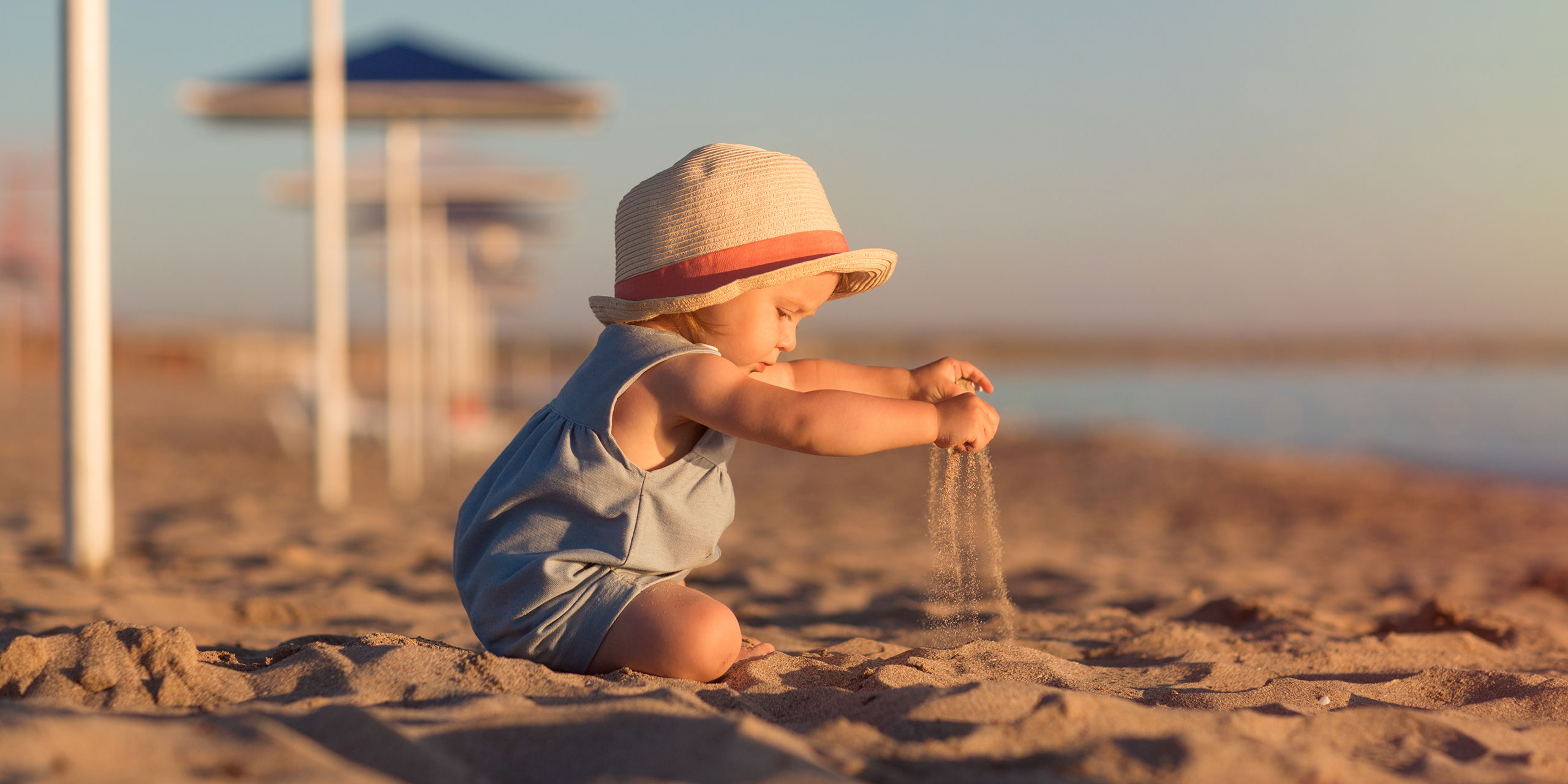 Море песок ребенок