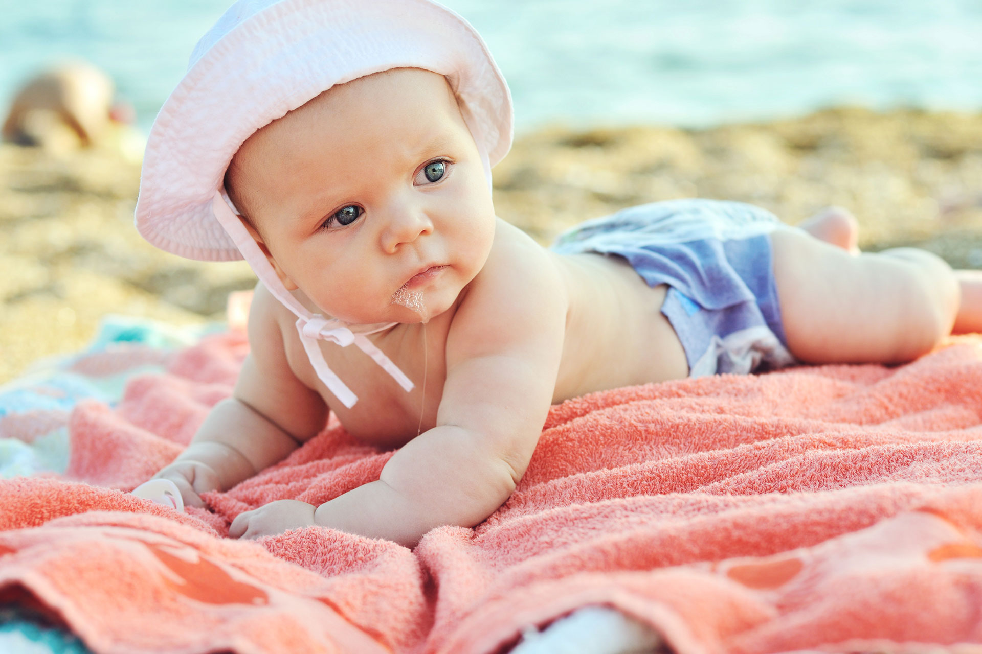 Baby on Beach; Courtesy of Elena Stepanova/Shutterstock.com 