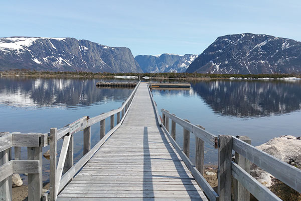 Gros Morne National Park in Newfoundland and Labrador, Canada.