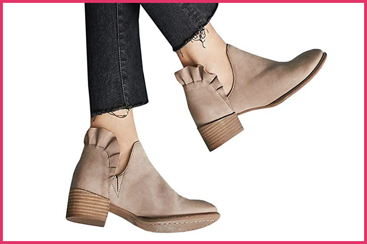 Courtesy of Amazon Fashare Women's Cutout Booties; Courtesy of Amazon