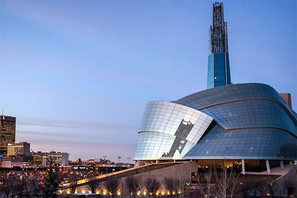 Canadian Museum of Human Rights in Winnipeg, Canada.