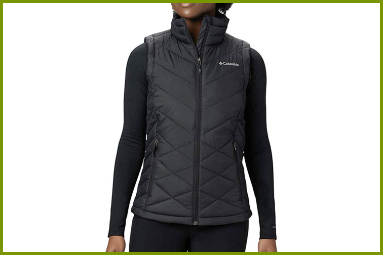 Columbia Women's Heavenly Water Resistant Insulated Vest; Courtesy of Amazon