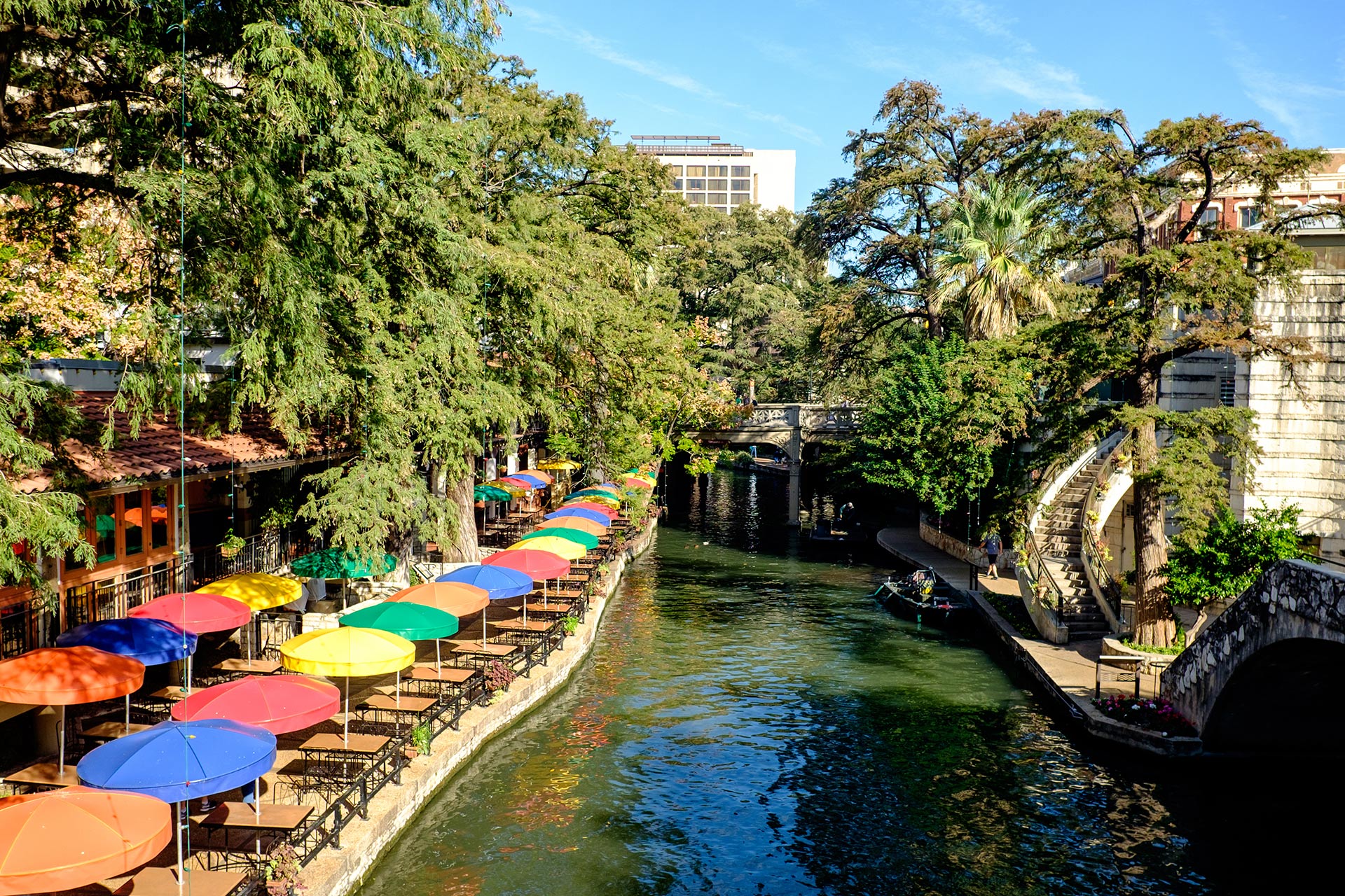 San Antonio River Walk in Texas.