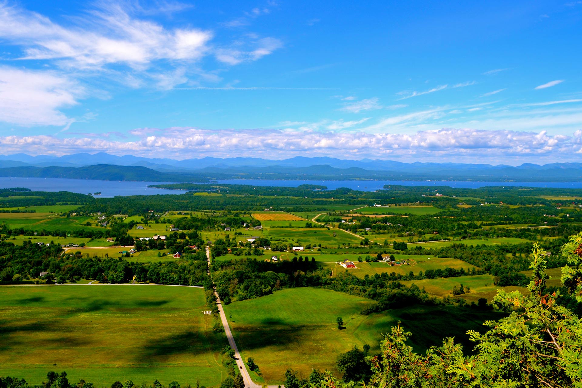 Lake Champlain, Vermont, USA.