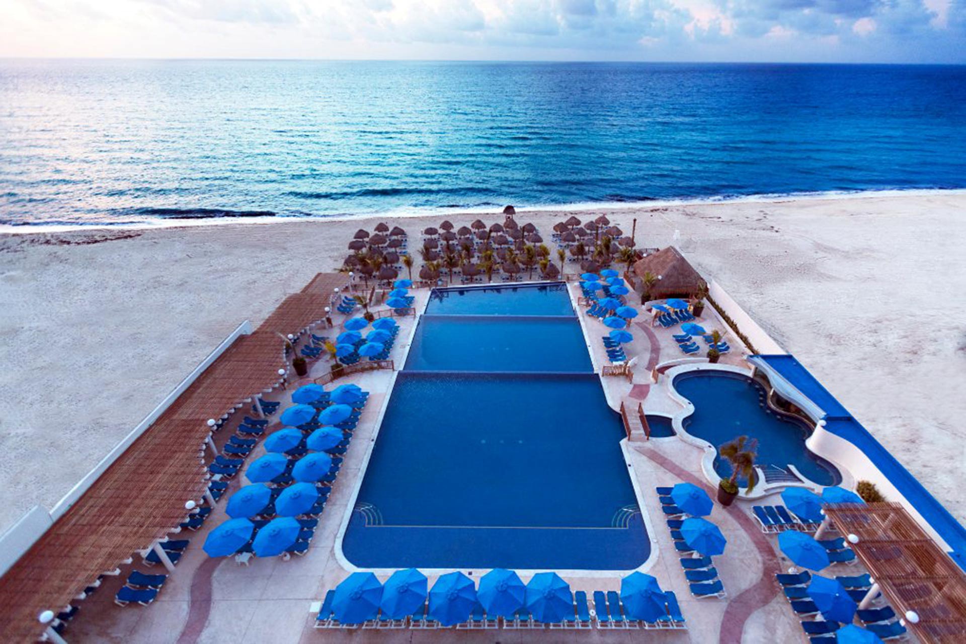 Pool and Ocean View at Seadust Cancun Family Resort - Cancun, MX - All Inclusive Resort