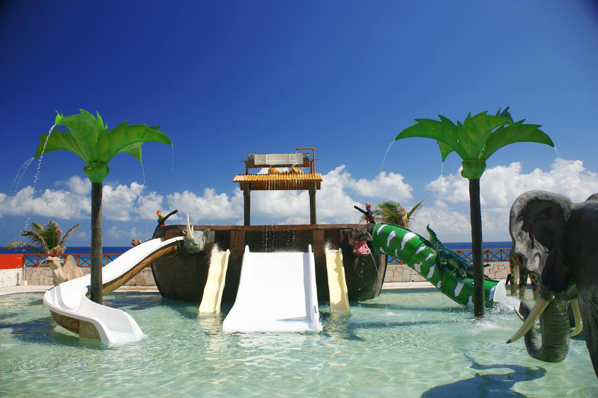 Courtesy of Royal Solaris Cancun Water Park at Royal Solaris Cancun; Courtesy of Royal Solaris Cancun