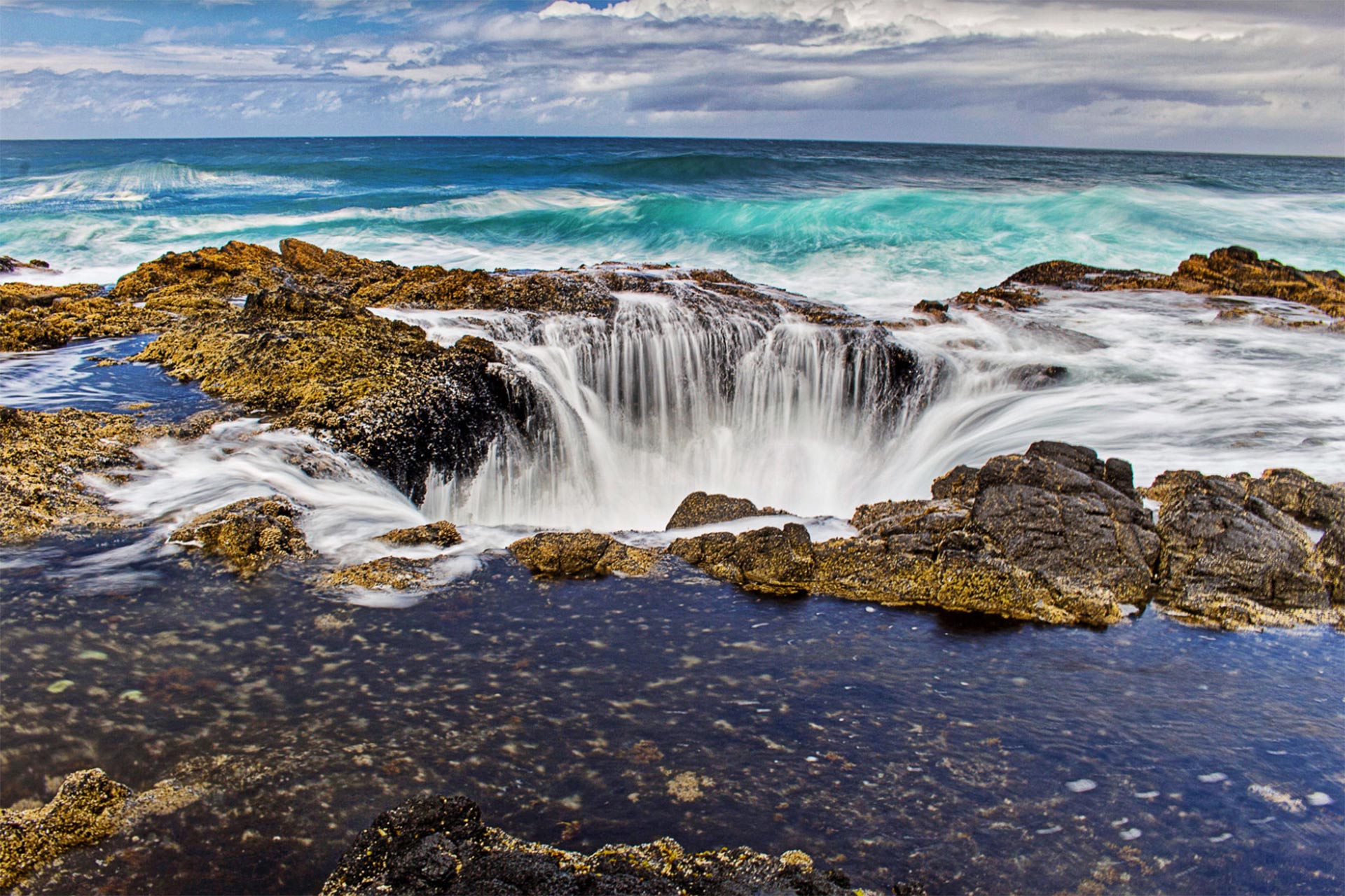 Thor's Well in Cape Perpetua Scenic Area