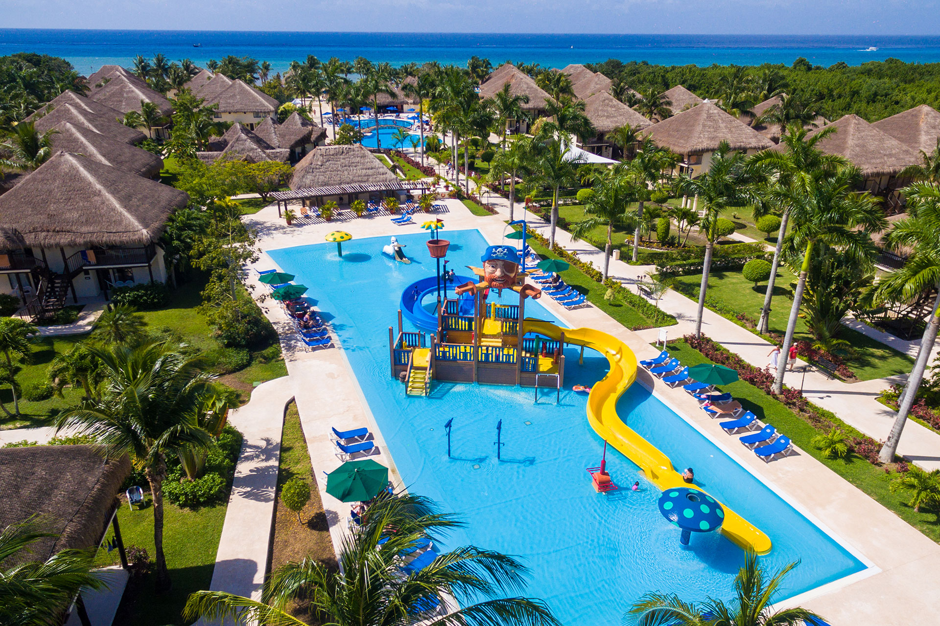 Aerial View of Pools at Allegro Cozumel; Courtesy of Allegro Cozumel