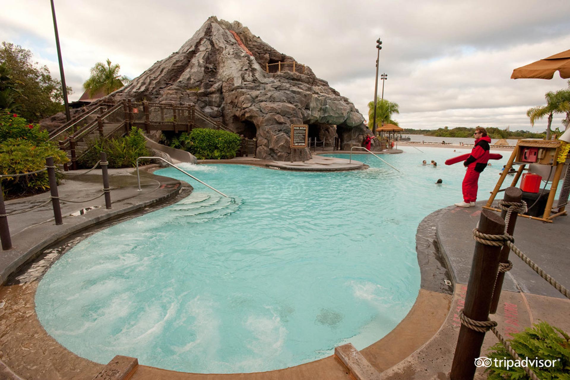 The Lava Pool at Disney's Polynesian Village Resort in Florida