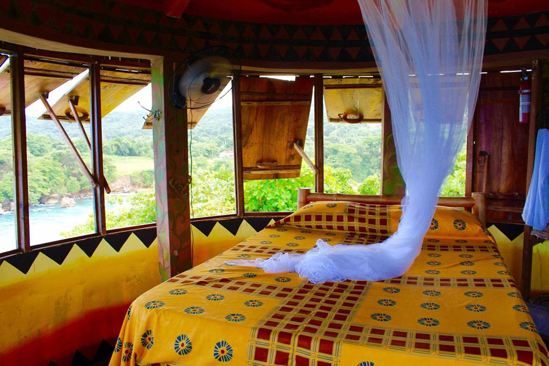 Room at Great Huts in Jamaica