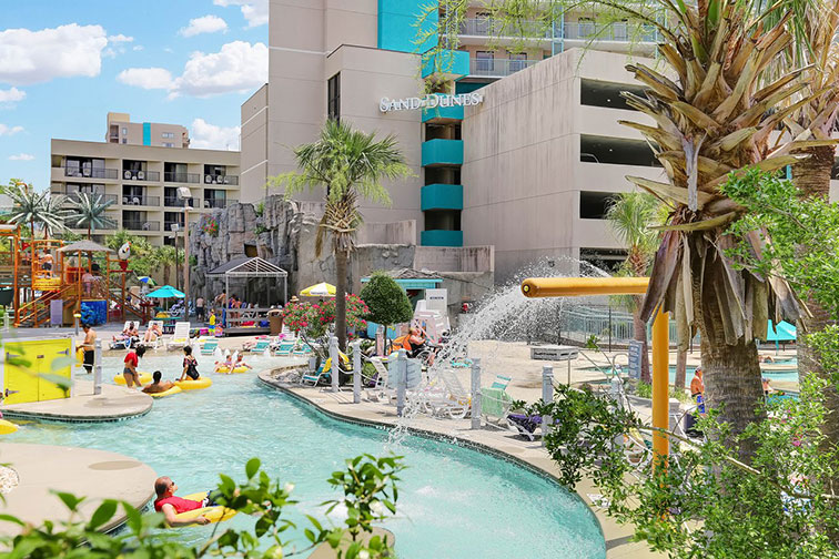 Courtesy of Sand Dunes Resort Water Park at Sand Dunes Resort in Myrtle Beach, SC