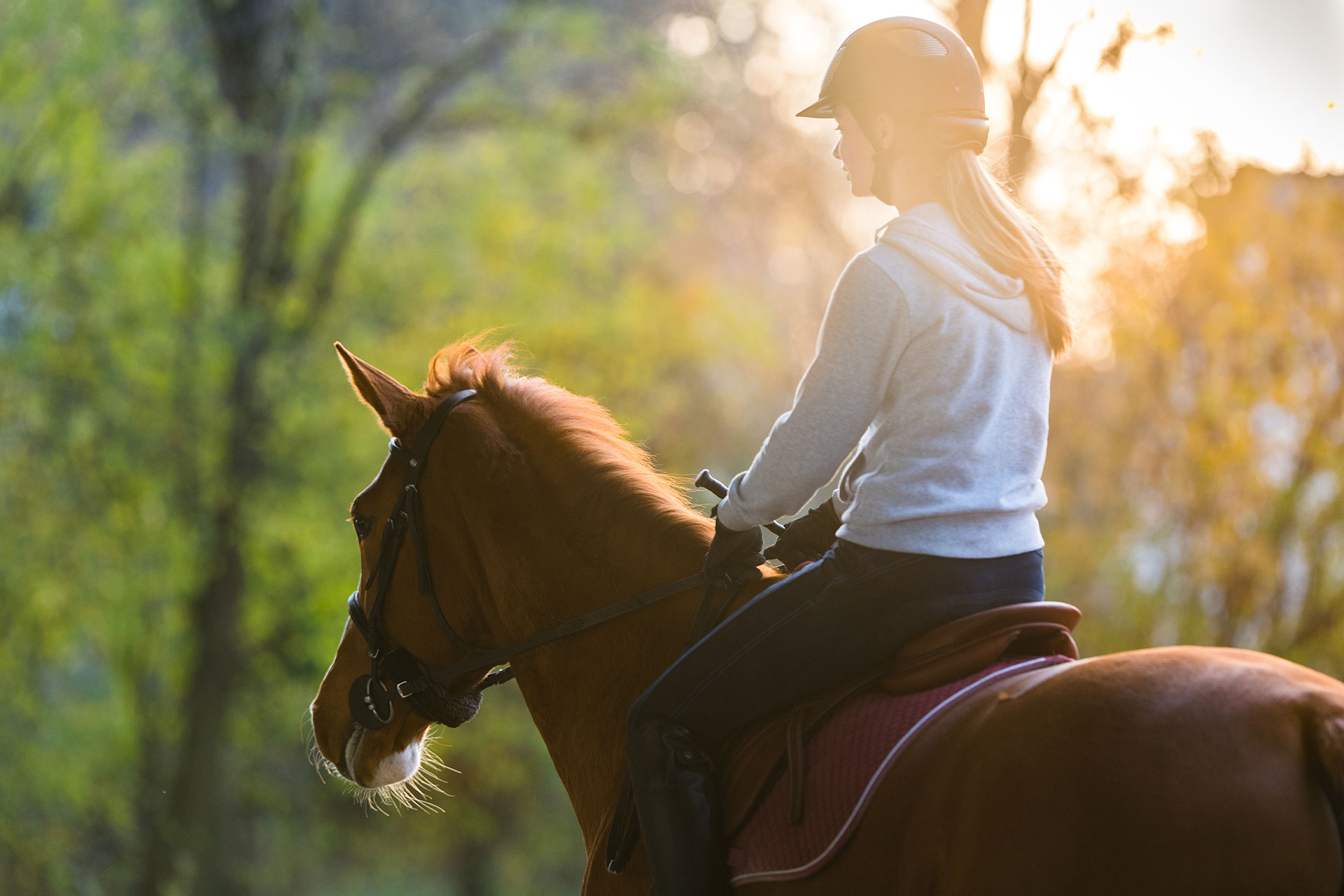 Young Girl on Horseback