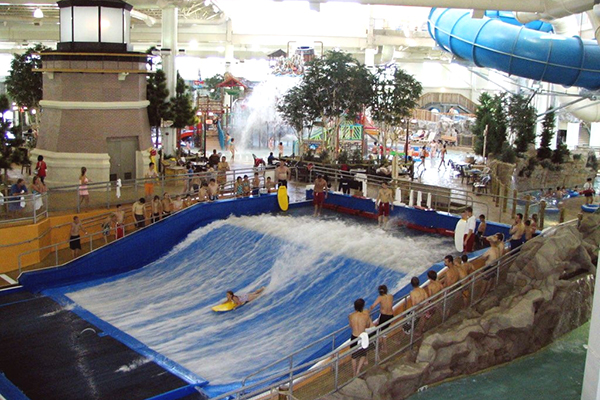 Water Park of America at the Mall of America in Bloomington, Minnesota.