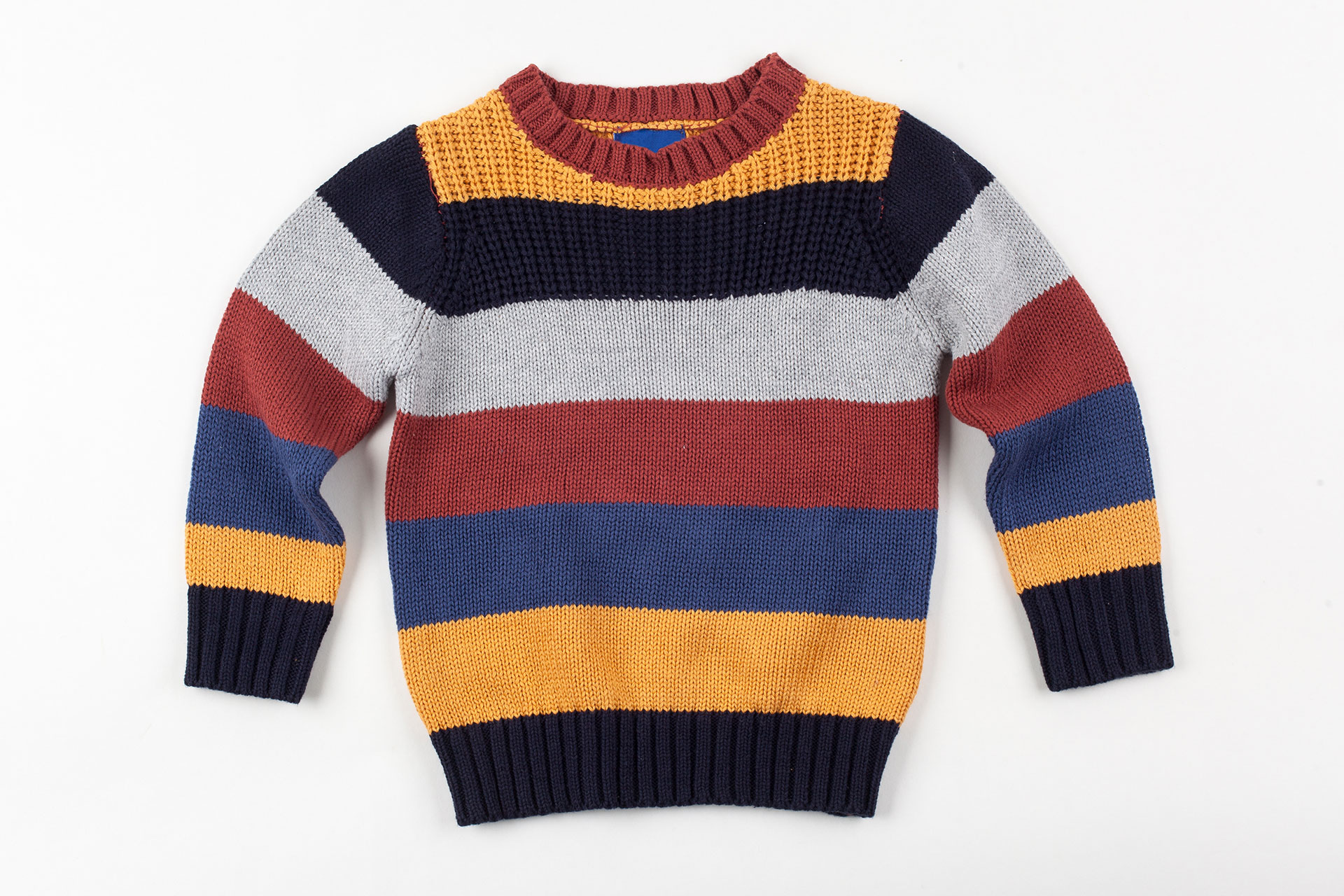 Boy's Striped Sweater; Courtesy of Michael Dechev/Shutterstock.com