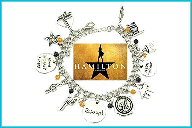 Hamilton Broadway Charm Bracelet; Courtesy of Amazon