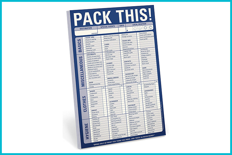 Knock Knock Pack This! List; Courtesy of Amazon Knock Knock Pack This! List; Courtesy of Amazon
