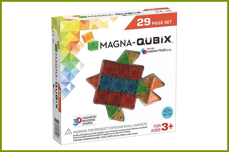 Magna-Qubix Magnetic 3D Building Shapes; Courtesy of Amazon