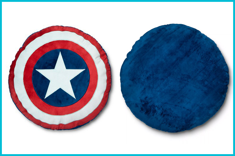 Marvel Captain American Shield Pillow; Courtesy of the target