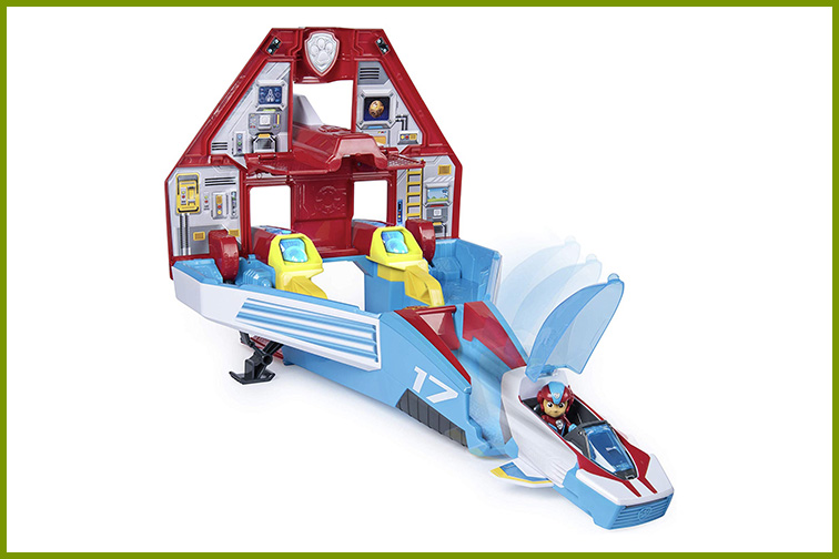 Paw Patrol Mighty Pups 2-in-1 Jet Command Center; Courtesy of Amazon