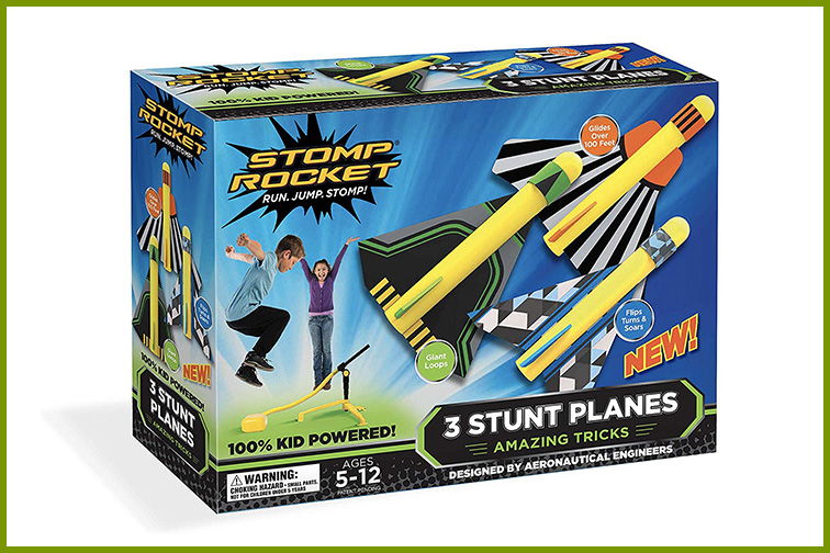 Stomp Rockets Stunt Planes; Courtesy of Amazon