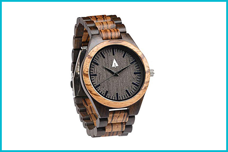 Treehut Bamboo Men’s Watch; Courtesy of Amazon Treehut Bamboo Men’s Watch