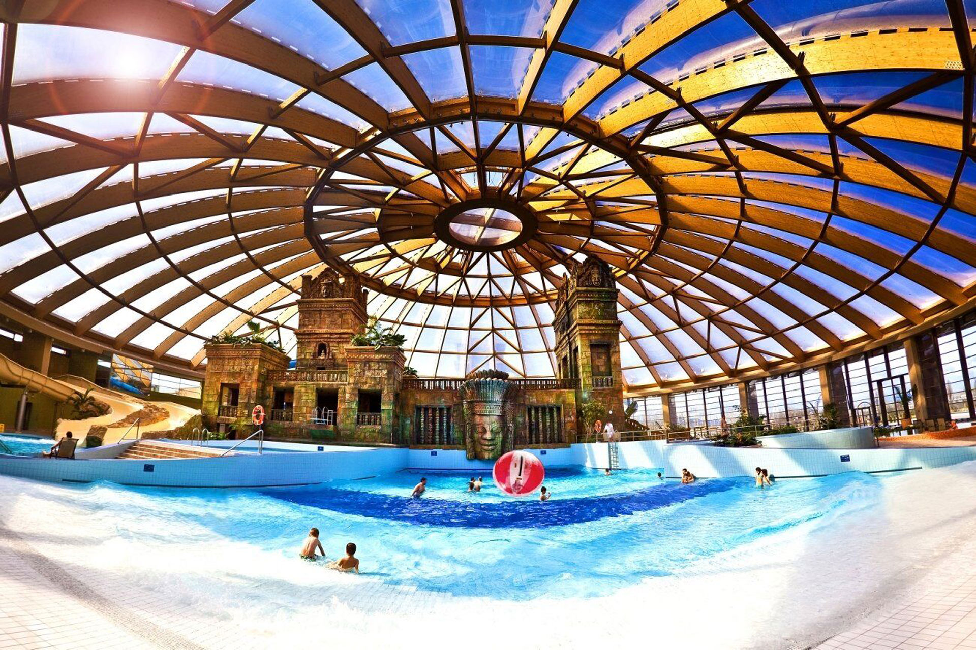 Aquaworld in Budapest, Hungary; Courtesy of Aquaworld