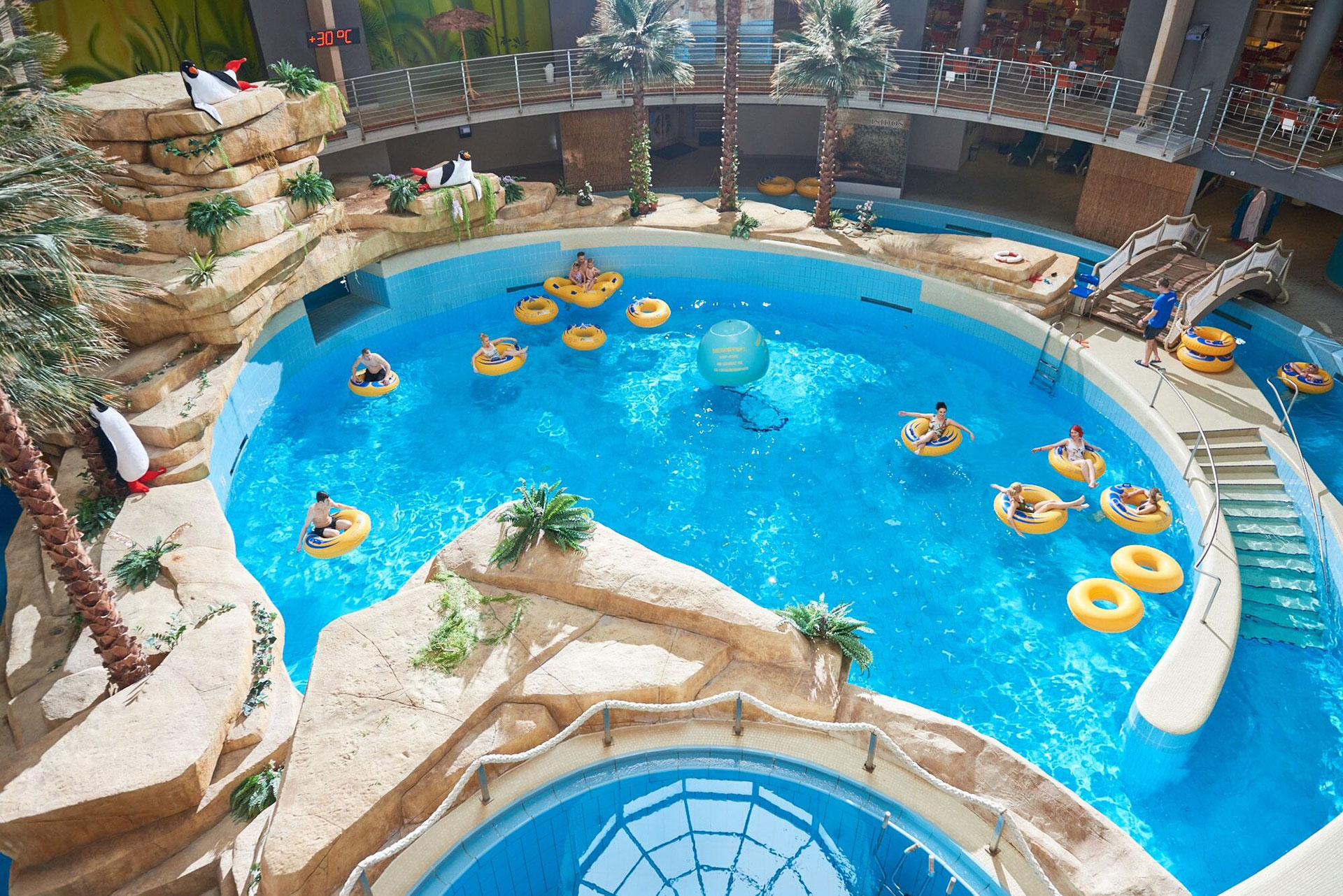 AquaPark in Druskininkai, Lithuania; Courtesy of AquaPark AquaPark in Druskininkai, Lithuania; Courtesy of AquaPark