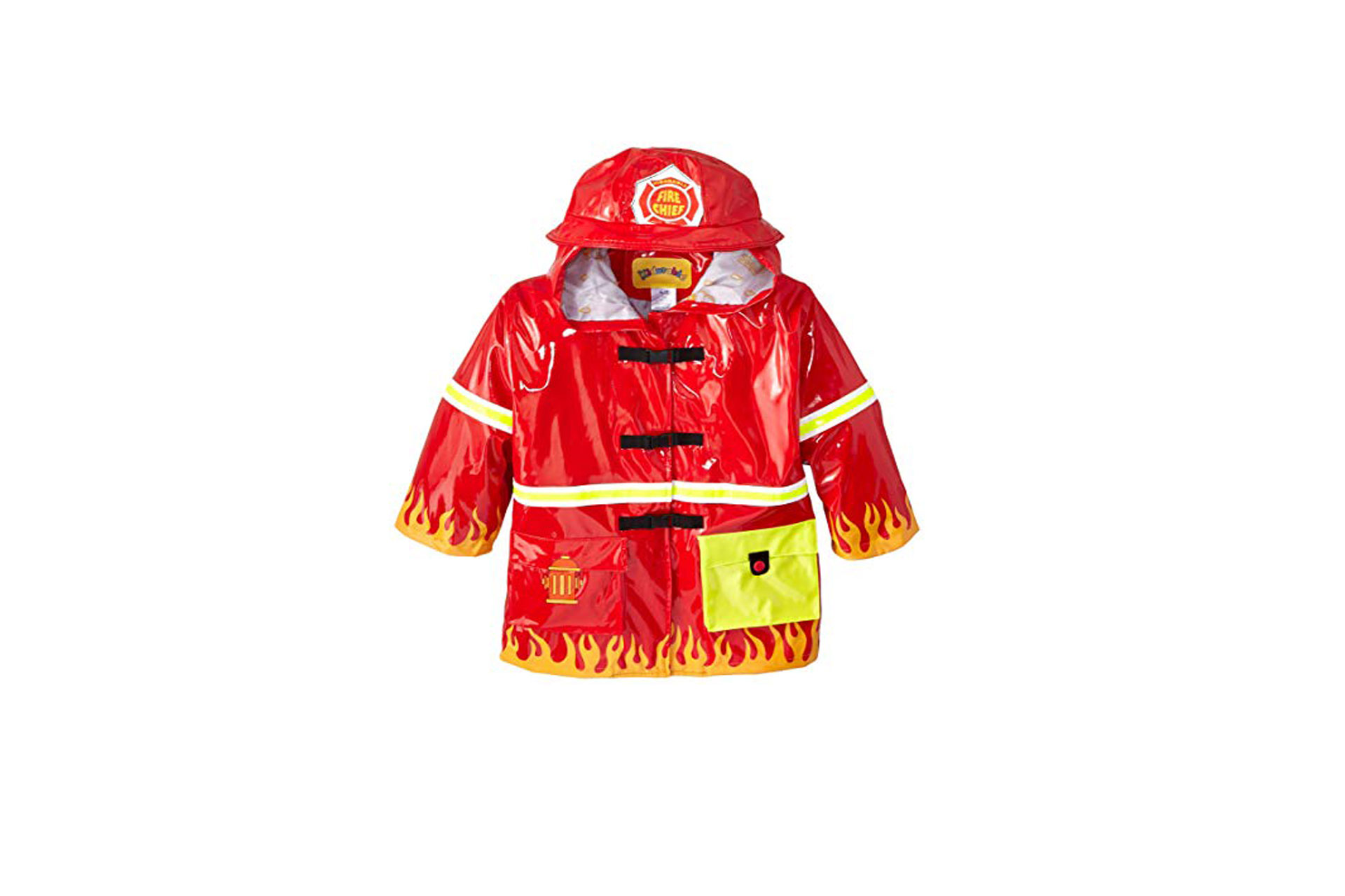 Fireman Rain Jacket; Courtesy of Amazon