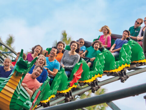 Rollercoaster at LEGOLAND New York