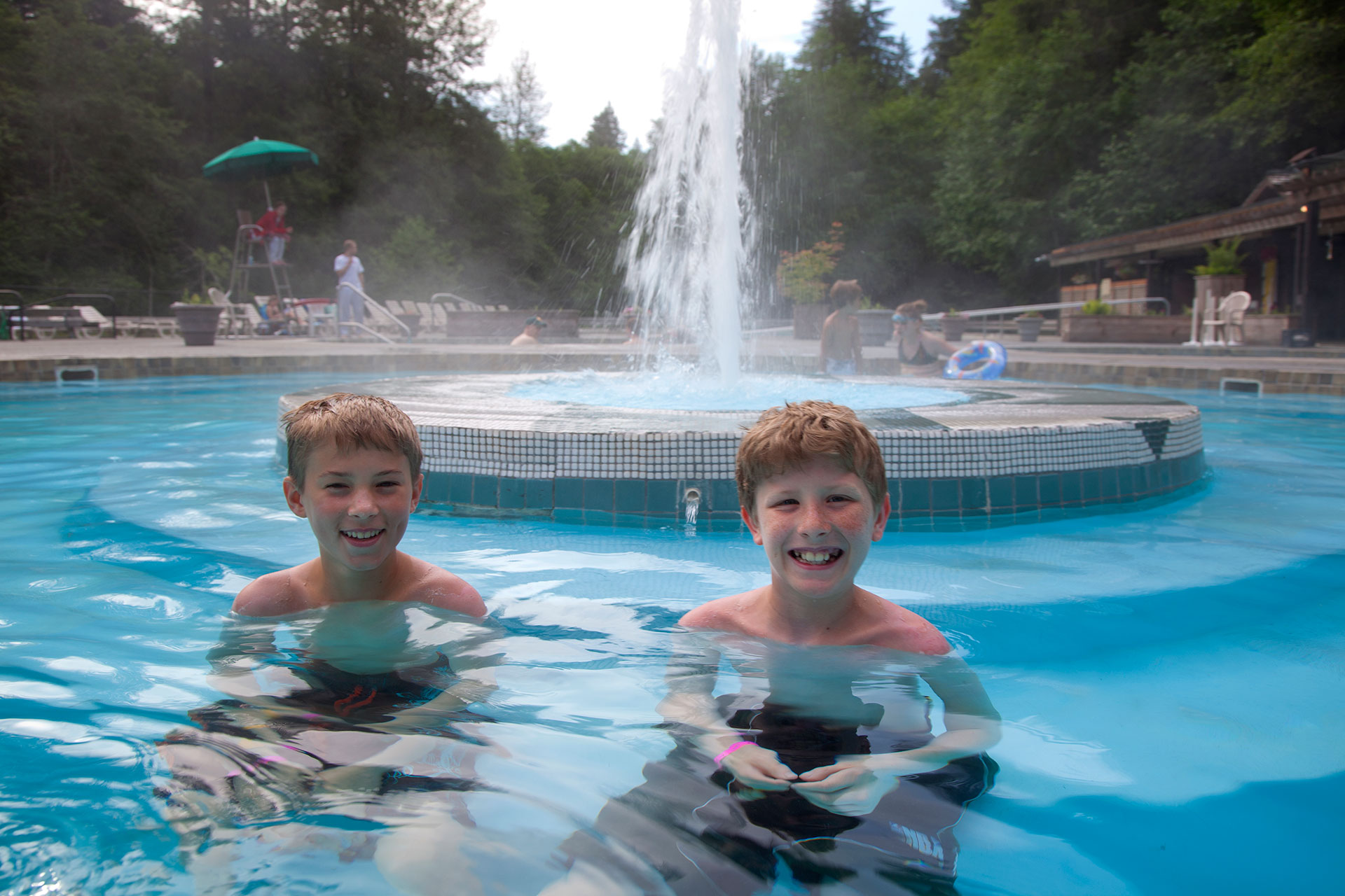 Kids at Sol Duc Hot Springs Resort; Courtesy of Sol Duc Hot Springs Resort