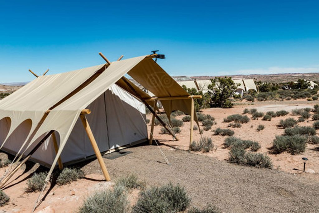 Tents at Under Canvas Moab; Courtesy of Under Canvas Moab