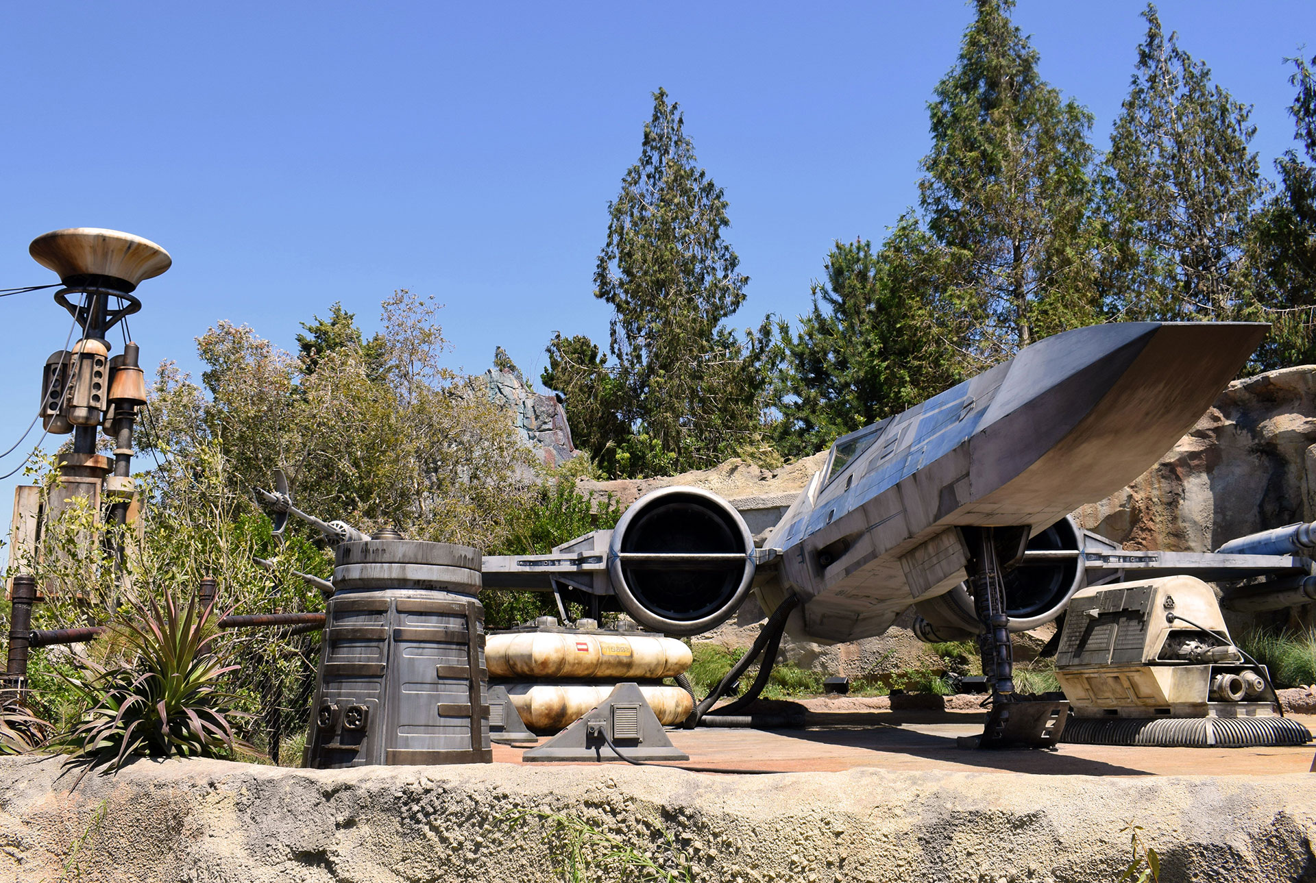 Star Wars Galaxy’s Edge X-Wing Fighter; Courtesy of Dave Parfitt