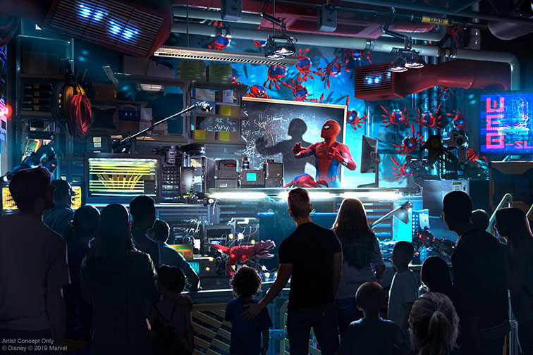 Spider-Man Attraction at Avengers Campus